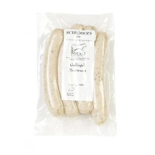 Geflügel-Bratwurst Bärlauch 4er ca 280g (nur in KW 17)