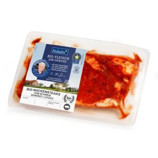 Nackensteak 2 Stück -gewürzt, ca.300 g