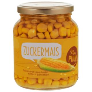 Zuckermais im Glas