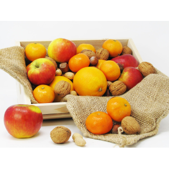 Adventskiste (Citrus + Nüsse)