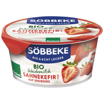 Sahne - Kefir Erdbeere