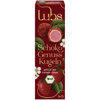 Schoko Erdbeer Kugeln mit Erdbeer-Creme