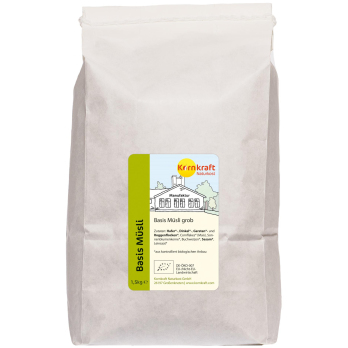 Basis Müsli 1,5 kg im Papierbeutel