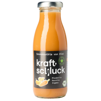 Smoothie Mirabelle, Karotte, Ingwer