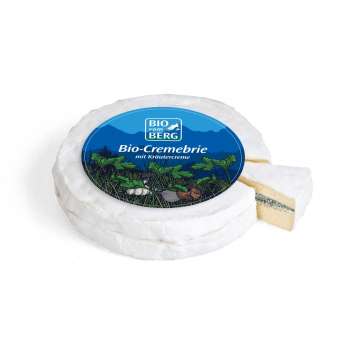 Brietorte gefüllt mit Kräuter-Creme