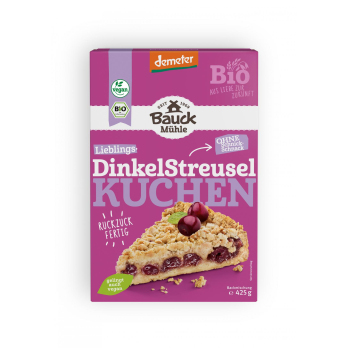Dinkel Streuselkuchen Backmischung
