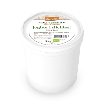 Joghurt 3,5% stichfest 5kg-Eimer
