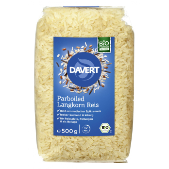Parboiled Reis Langkorn weiß - 500 g