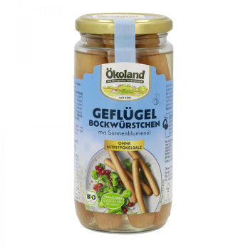 Geflügel Bockwürstchen im Glas