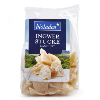 Ingwerstücke kandiert