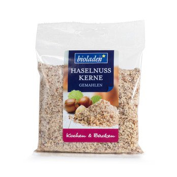 Haselnusskerne natur gemahlen