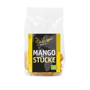 Mangostücke getrocknet