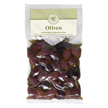 Griech. Kalamata Oliven ohne Stein, Beutel