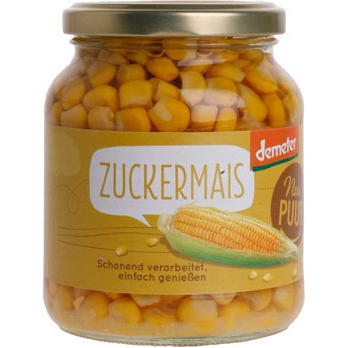 Zuckermais im Glas